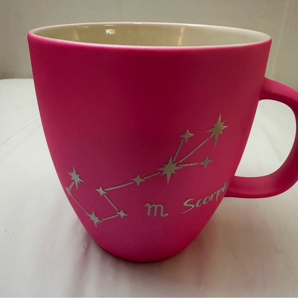 Vibrant Pink‎ Scorpio Zodiac Mug